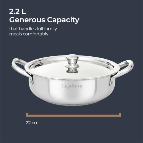 Lifelong Stainless Steel Kadhai