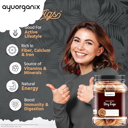 AYUORGANIX Premium Dry Figs 415g