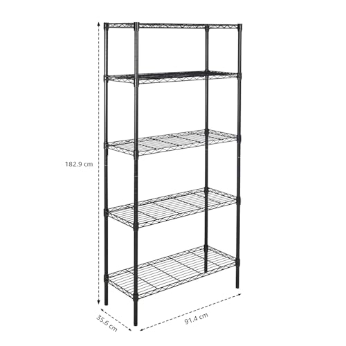 amazon basics Height Adjustable 5-Shelves