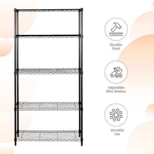 amazon basics Height Adjustable 5-Shelves
