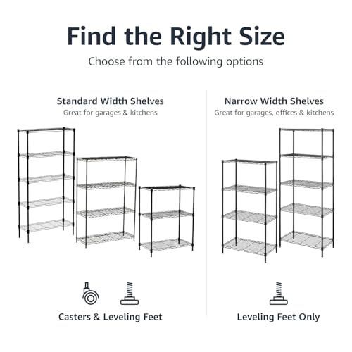 amazon basics Height Adjustable 5-Shelves