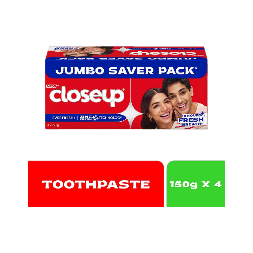 Closeup Long lasting 18 Hours Of Fresh Breath and White Teeth Too...more