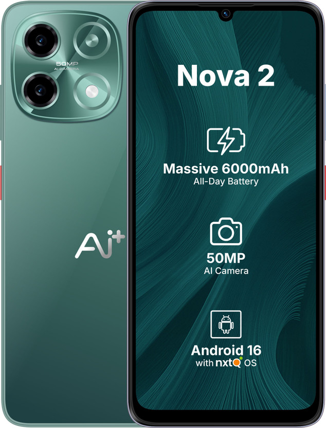 Ai+ Nova 2 5G (Green, 128 GB) (4 GB RAM)
