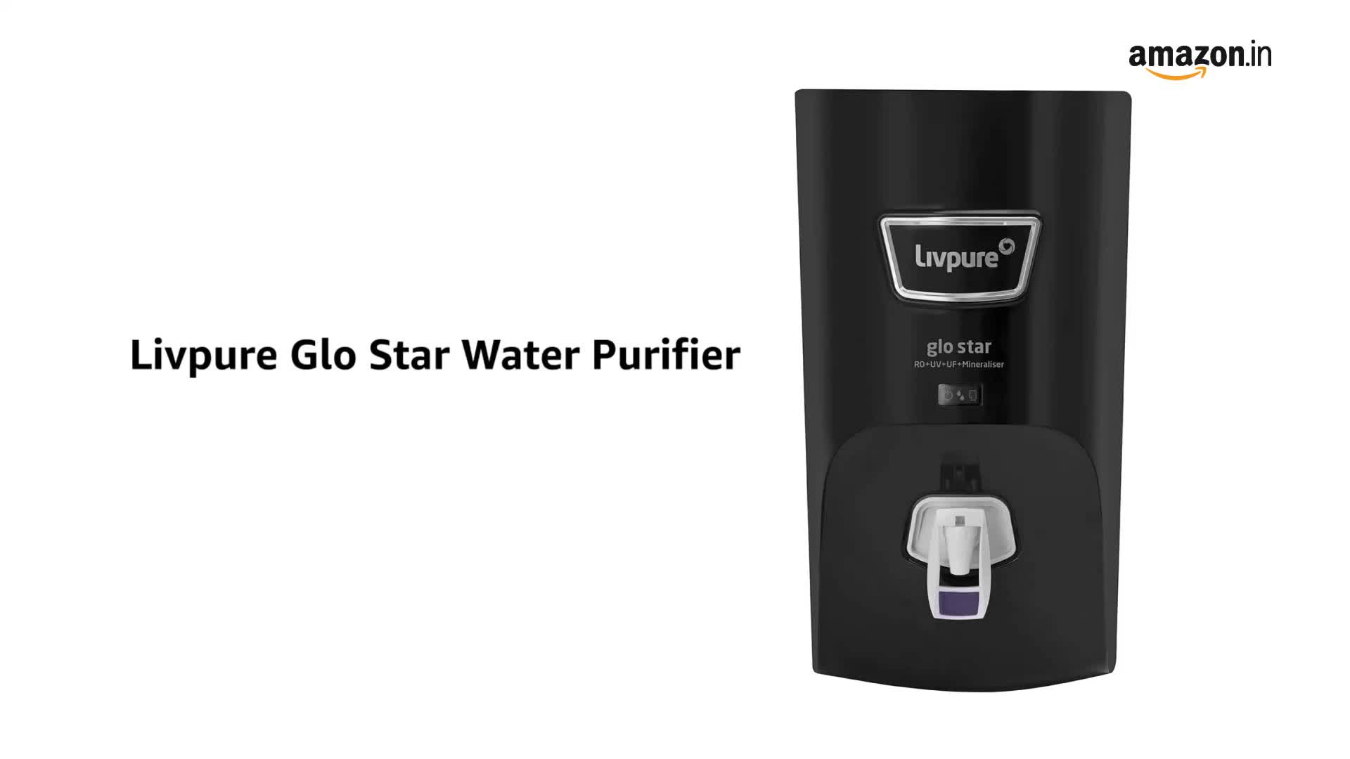 Livpure Glo Star RO+In-Tank UV+UF+Mineraliser