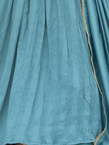 PURVAJA Women's Silk Semi-Stitched Lehenga choli - Image 6