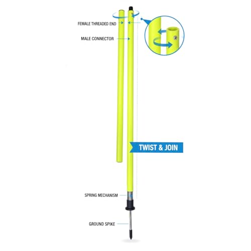 Protoner Agility Poles for Field