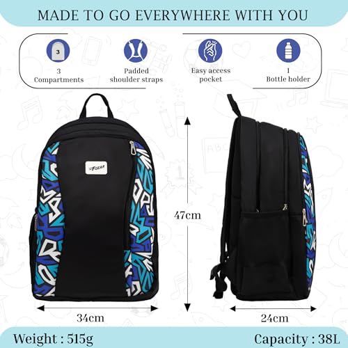 F Gear Nitro Black 38L