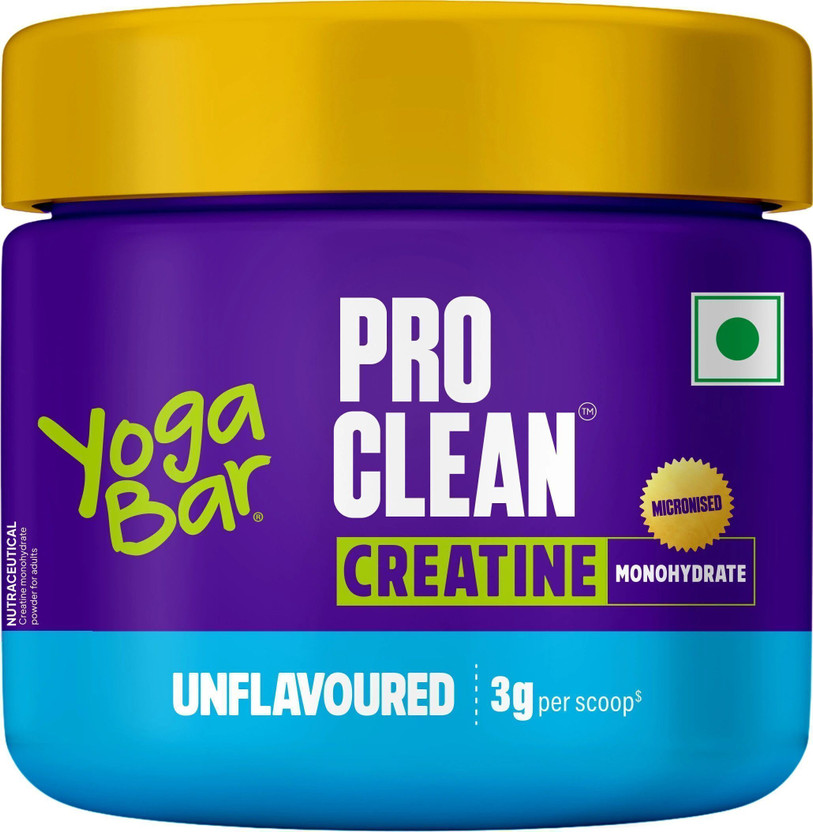 Yogabar ProClean Monohydrate Creatine (100 g, Unflavoured)