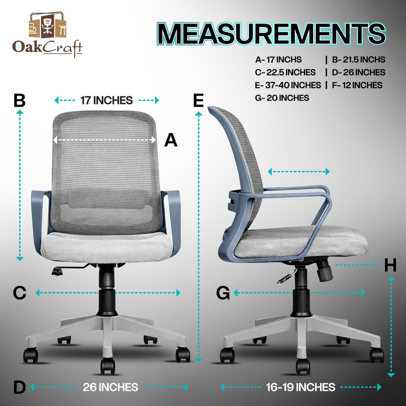 Oakcraft Mesh Office Arm Chair