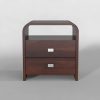LOONART Solid Wood Bedside Table