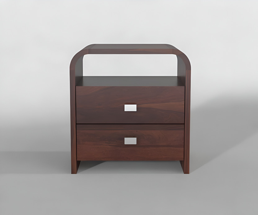 LOONART Solid Wood Bedside Table