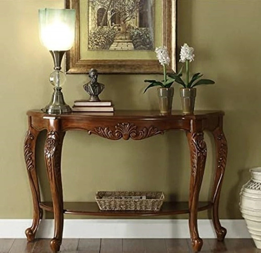 LOONART Solid Wood Bedside Table