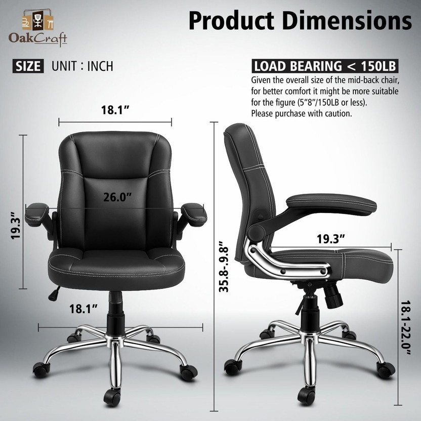 Oakcraft Executive Pro Leatherette Office