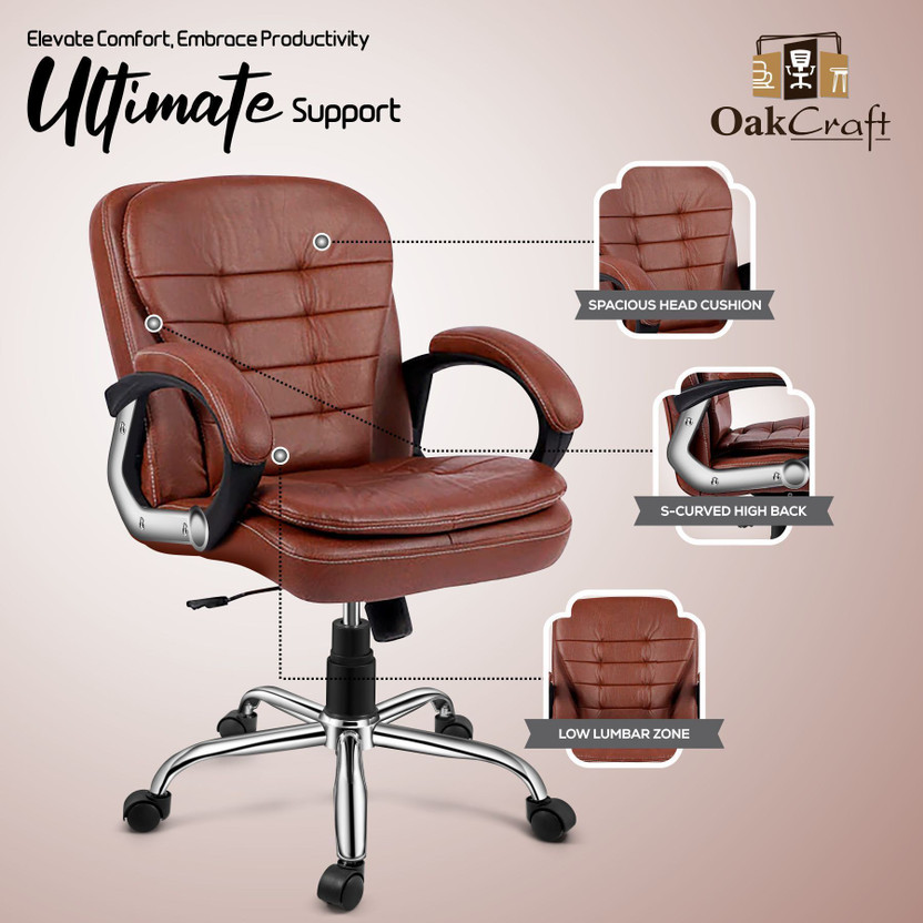 Oakcraft Leatherette Office Executive Chair