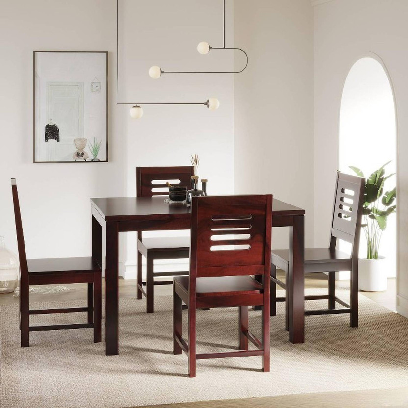 LOONART Solid Wood Dining Set|Dining