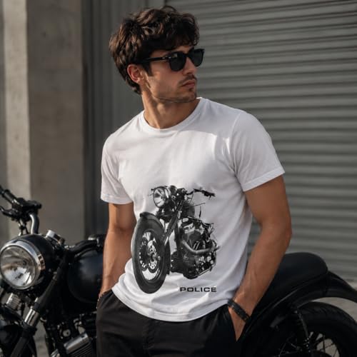 Police Men's Graphic Print T-Shirt