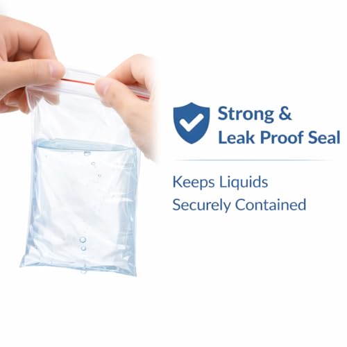 Zip Lock Clear Plastic Storage