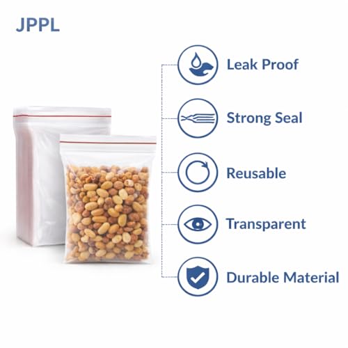 Zip Lock Clear Plastic Storage