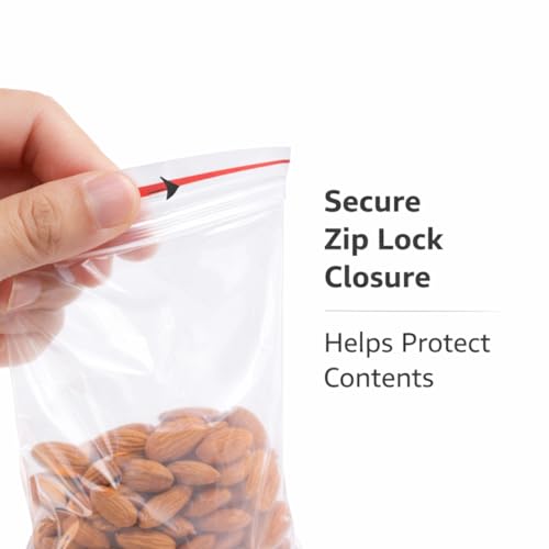 Zip Lock Clear Plastic Storage