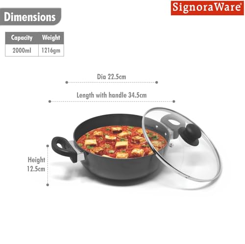 Signoraware Opulent Non Stick Kadhai