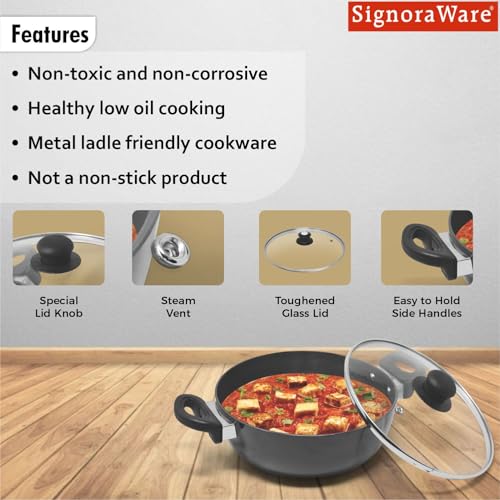 Signoraware Opulent Non Stick Kadhai