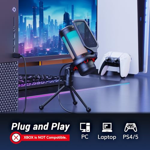 TONOR Gaming Mic, USB Microphone
