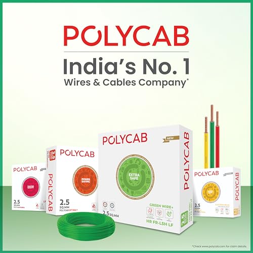 Polycab Green Wire+ 90M coil