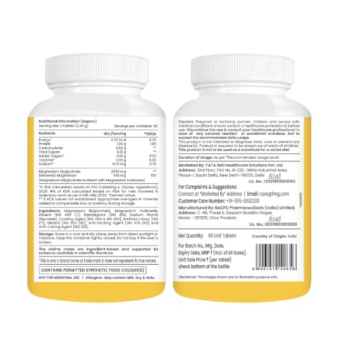 Tata 1mg Magnesium Glycinate Tablets