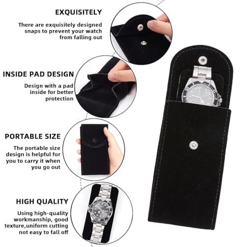 ZORBES Watch Pouch for Travel