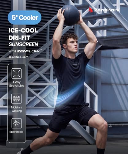 ZENSHARK Gym T-Shirt for Men