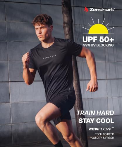 ZENSHARK Gym T-Shirt for Men