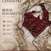 Latavastra Embroidered, Embellished, Floral Print