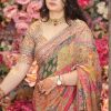 Latavastra Embroidered, Embellished, Floral Print