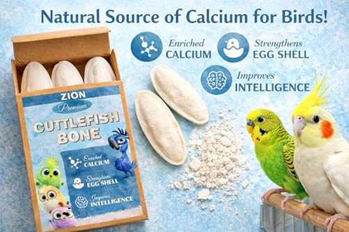 ZION Cuttlefish Bone for Birds,150g