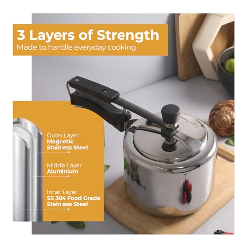 Lifelong 2L Tri Ply Stainless