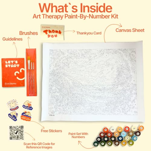 Art Therapy Pcn28 Linen Canvas