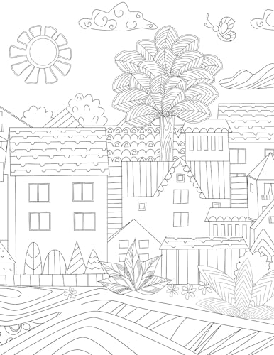 Cityscape – Colouring Book