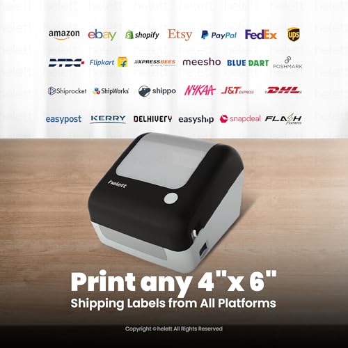 Helett® H30CPro WirelessThermal Label Printer