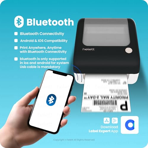 Helett® H30CPro WirelessThermal Label Printer