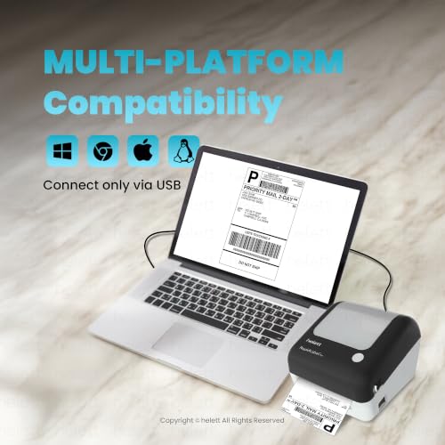 Helett® H30CPro WirelessThermal Label Printer