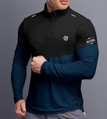 AUSK Men Tshirt || Mens Polyester Regular Fit Sports T-Shirts (Color-) - Image 2