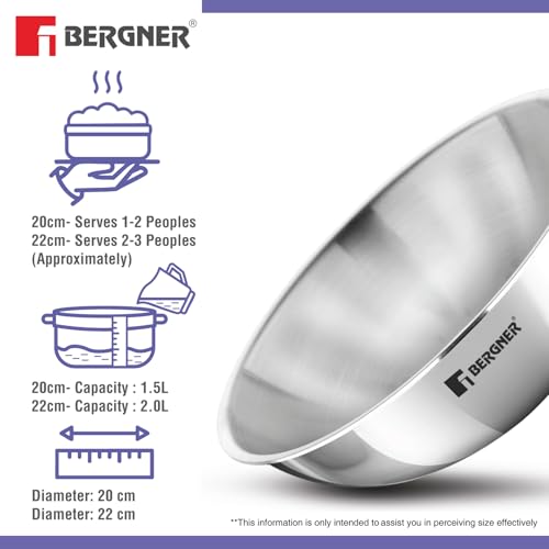 Bergner Tripro Triply Stainless Steel