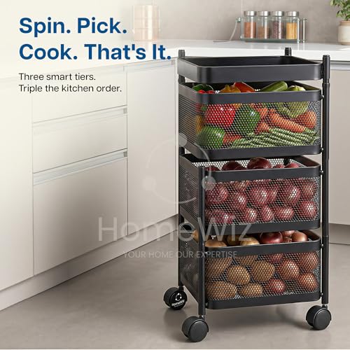 HomeWiz Square Kitchen Rack 3