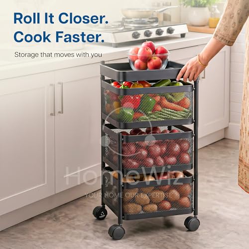 HomeWiz Square Kitchen Rack 3