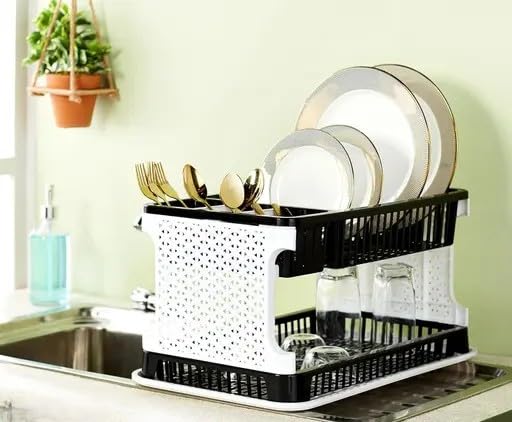 HomeWiz Large 2 Tier Plastic