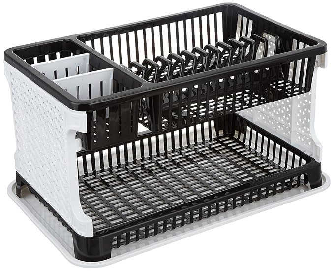 HomeWiz Large 2 Tier Plastic