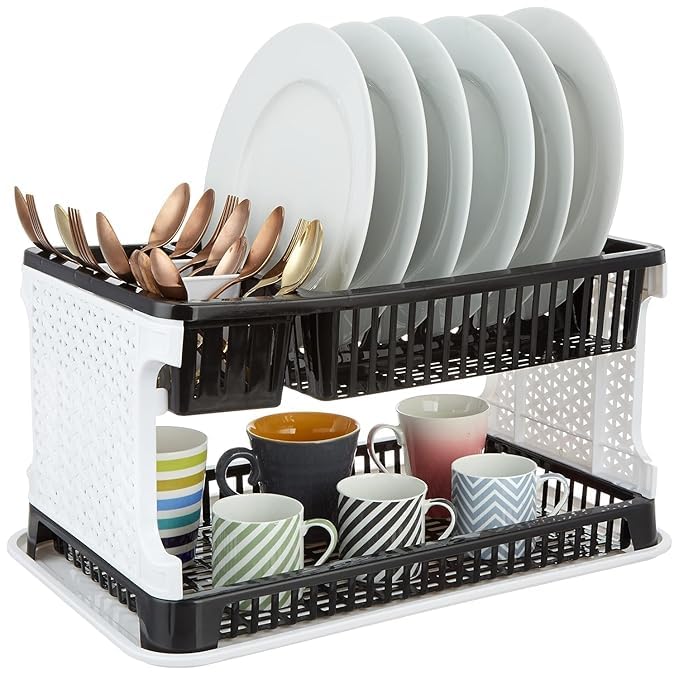 HomeWiz Large 2 Tier Plastic