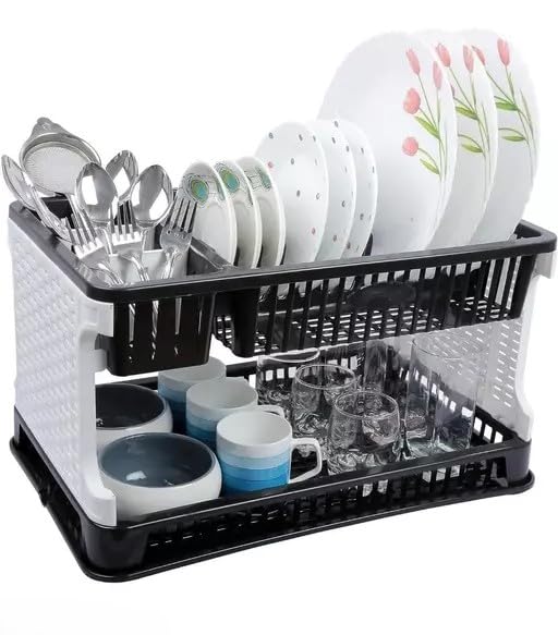 HomeWiz Large 2 Tier Plastic