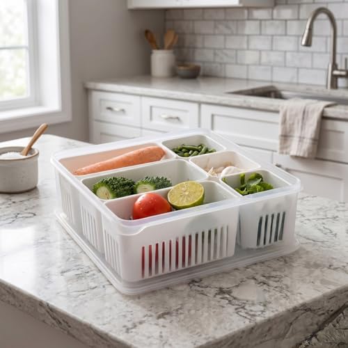 HomeWiz Fridge Storage Containers Large