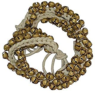 UAPAN MetalCraft Ghungroo White Cotton String (100+100(1.4 cm))